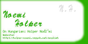 noemi holper business card